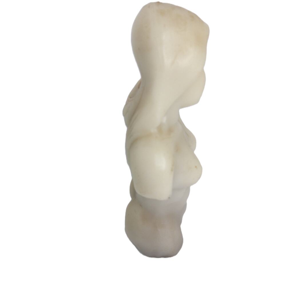 Vtg Woman Wax Candle 9" Female Torso Body Shape Figural 60s 70s READ - Picture 4 of 9